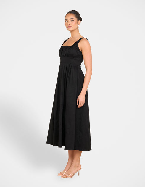 Jeanette A-line Midi Dress